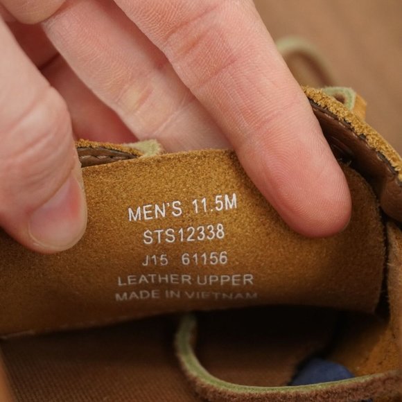 Sperry sts12338 Mens Authentic Original Boat Shoes Brown Leather Size 11.5M - Picture 9 of 11